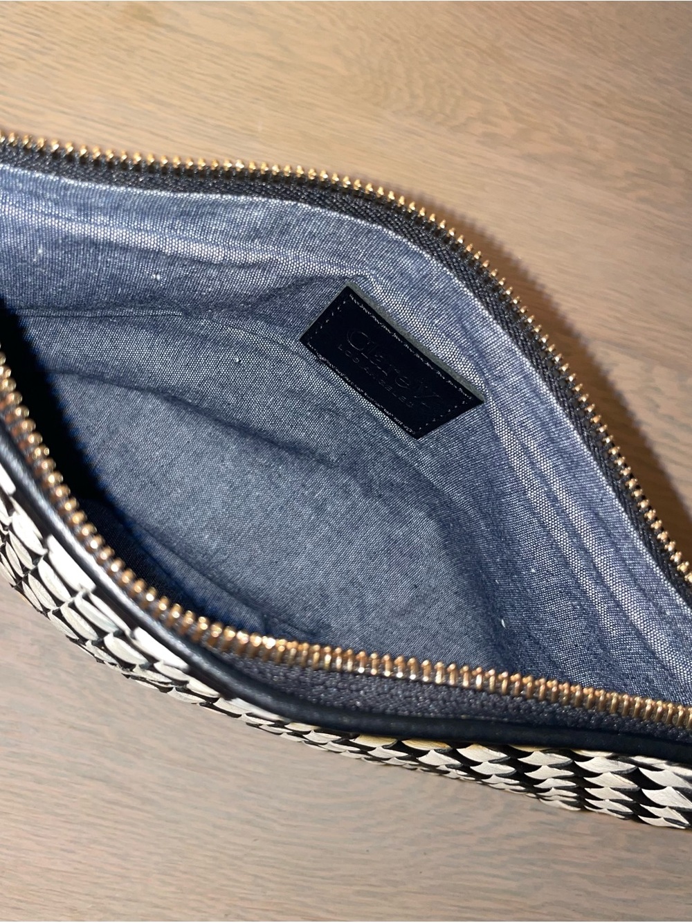 Clare V. Petit Moyen Black & Cream Bag - Picture 5 of 5
